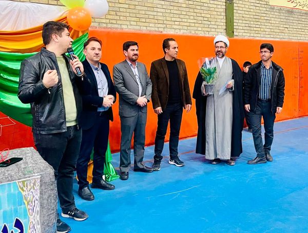 جشن میلاد حضرت علی (ع) در مدرسه معلم آشخانه 