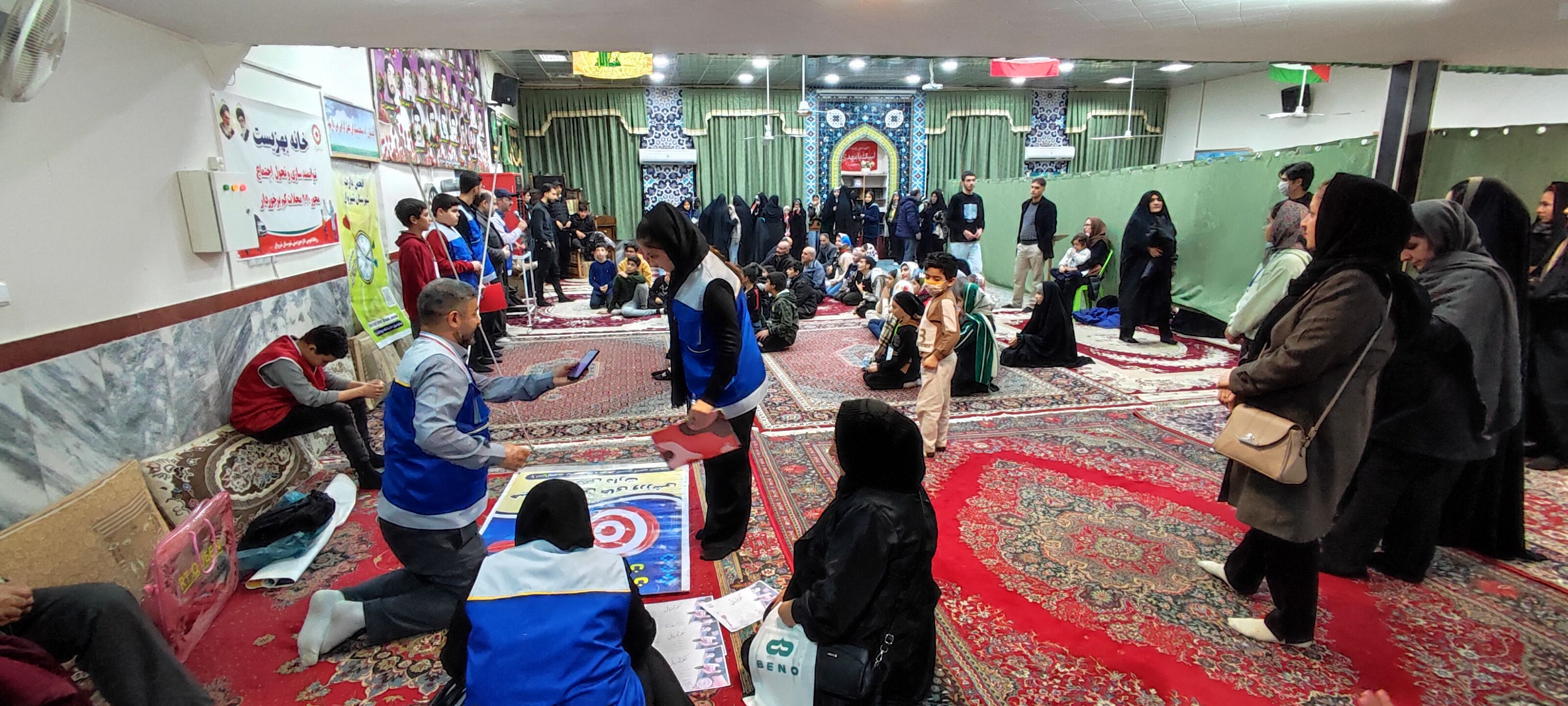 برگزاری مسابقه دارت در مسجد مسلم بن عقیل شیروان