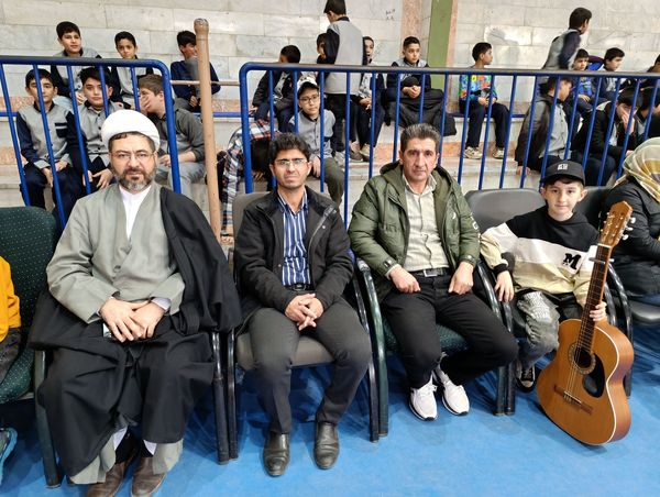 جشن میلاد حضرت علی (ع) در مدرسه معلم آشخانه 