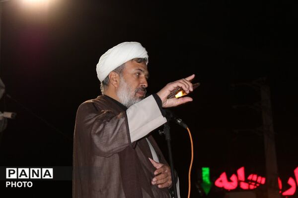 مراسم اربعین امام شهید آیت الله العظمی امام خامنه‌ای مدظله‌العالی در شهرستان فیروزکوه