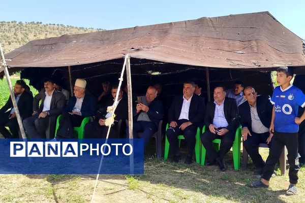 آیین کلنگ زنی پروژه آب چشمه سفید در خانمیرزا