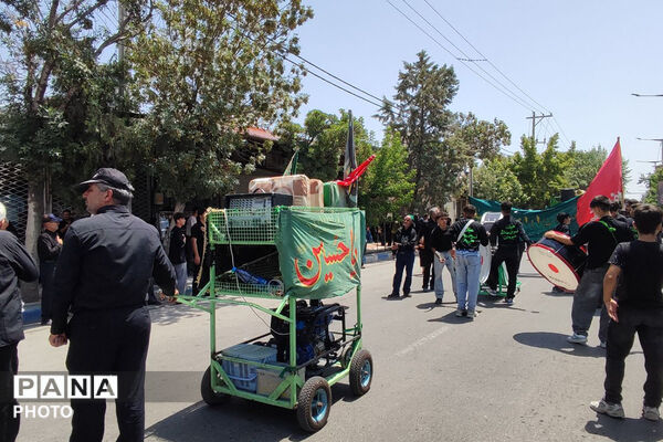 مراسم عزاداری عاشورای حسینی در شهرستان شیروان 