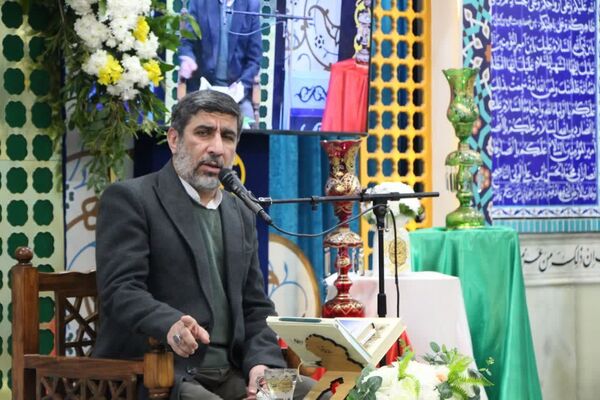 مراسم چهلم شهدای فتنه آمریکایی، صهیونیستی در امامزاده سید نصرالله یزد