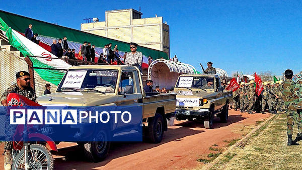 رزمایش بزرگ ده‌هزار‌ نفری پیامبر اعظم ۱۹ بسیجیان در شهرستان‌ لردگان