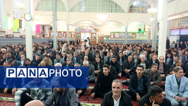 نماز توحیدی مردم اهر در عید سعید فطر