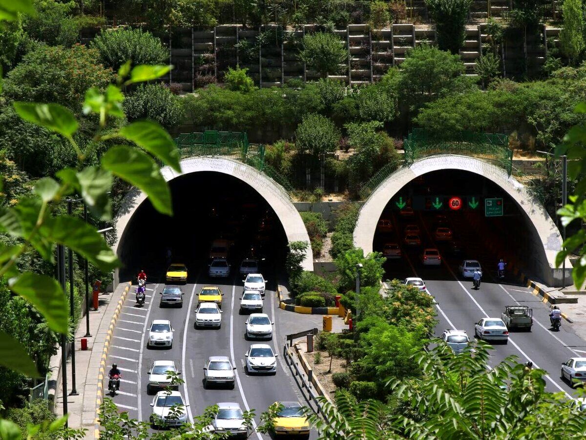 هر دو مسیر تونل رسالت امشب مسدود است