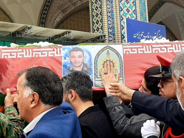 تشییع پیکر شهدای نیروی انتظامی مشهد مقدس