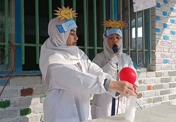 شکوفایی پژوهشگران کوچک در دبستان وحید کیهانی