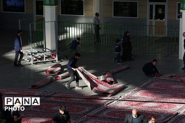 سفره افطاری حرم کریمه اهل بیت(س) در ماه ضیافت الهی