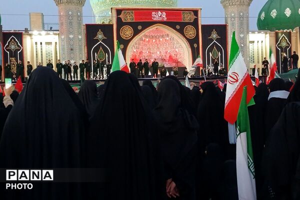 وداع با آقای شهید ایران در آستان مقدس جمکران