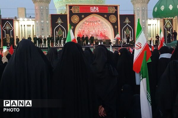 وداع با آقای شهید ایران در آستان مقدس جمکران