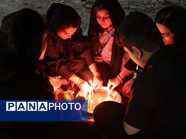 شام غریبان در امامزادگان سید محمد و سید نظام الدین شهرستان حاجی‌آباد