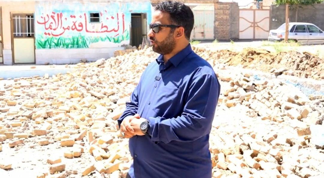 آموزشگاه شهید نژاد غلام روستای کسرینه بر اثر زلزله تخریب شد