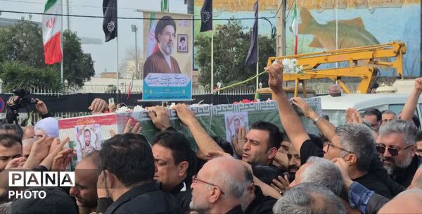 آیین استقبال از پیکر شهید ناو در کردکوی