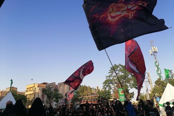 عزاداری عاشورای حسینی در بلوار هاشمیه مشهد