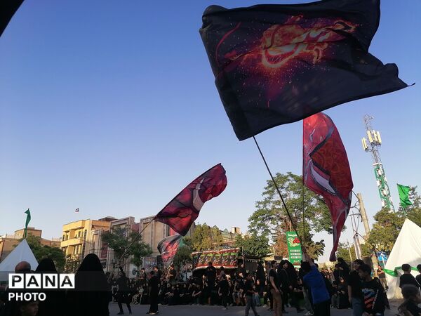 عزاداری عاشورای حسینی در بلوار هاشمیه مشهد