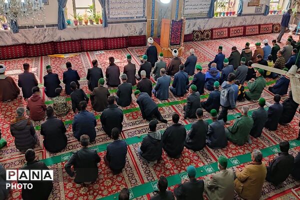 اقامه نماز عبادی_سیاسی جمعه در روز جهانی  قدس  مسجد جامع شهربار نیشابور 