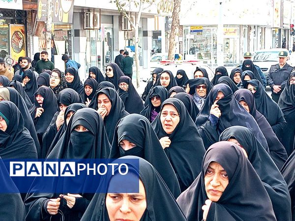 تشییع با شکوه شهید جوادحسن زاده شهید مرزبانی فراجا