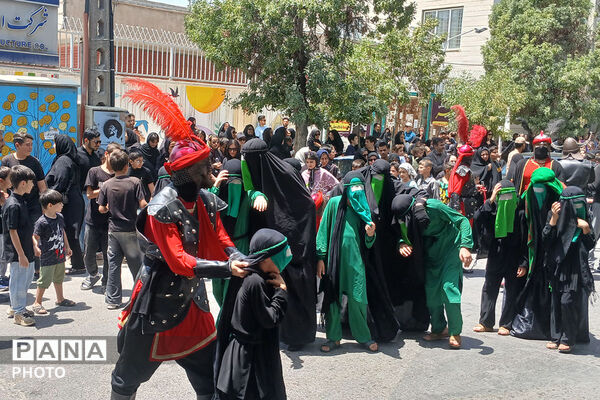 مراسم تاسوعای حسینی در شهرستان شیروان 