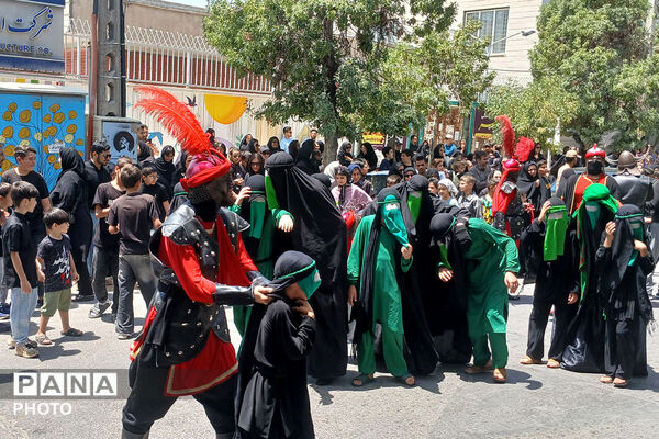 مراسم تاسوعای حسینی در شهرستان شیروان 