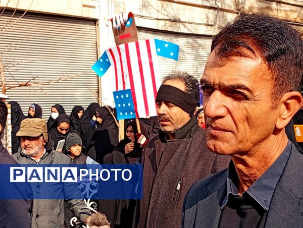 حماسه حضور مردم کاشمر در ۲۲ بهمن از قاب پانا