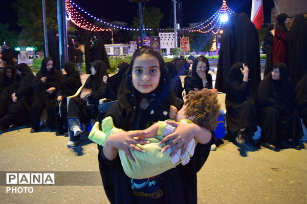 فارسان سیاه‌پوش محرم شد