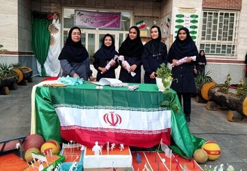 مسابقات ورزشی گرامیداشت هفته تربیت بدنی در دبیرستان هوشیار مشهد