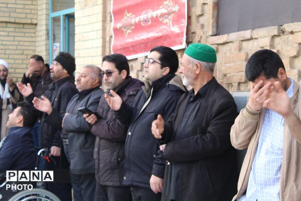 آیین سوگواری شهادت قائد امت در نیشابور 