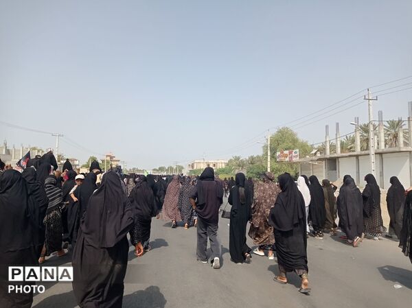 شکوه ارادت نسل نو در همایش پیاده‌روی «جاماندگان اربعین» روستای کنارترش