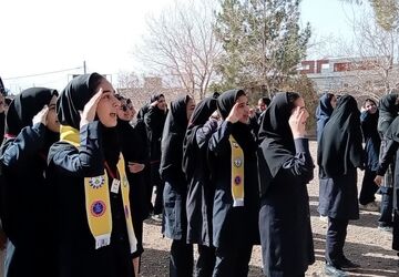 جشن بزرگ نیمه شعبان در دبیرستان مادر مهربان خلیل آباد