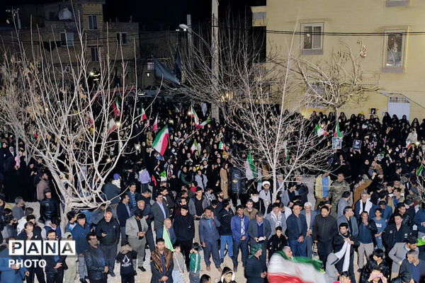 اجتماع قافله عزاداری شهرستان لردگان برای خون خواهی رهبر شهید
