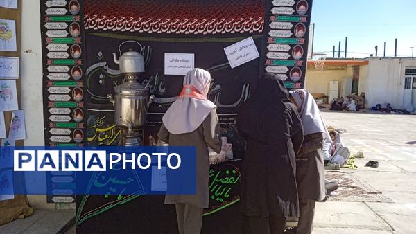 برپایی موکب فاطمیه در مدرسه تجلی عشق و ارادت دانش‌آموزان به حضرت زهرا (س)