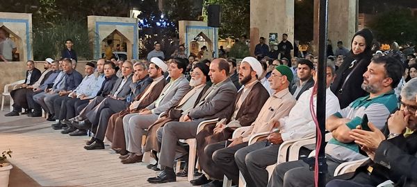 مراسم نخستین سالگرد شهدای خدمت در گلزار شهدای گمنام نیشابور 