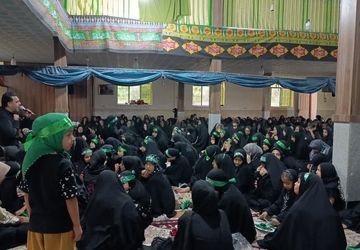  در عزای دخت سه‌ساله‌ی کربلا، دل‌ها خیمه‌سوز شد