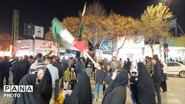 دسته های عزاداری شبانه در تجمع شهرستان نیشابور 