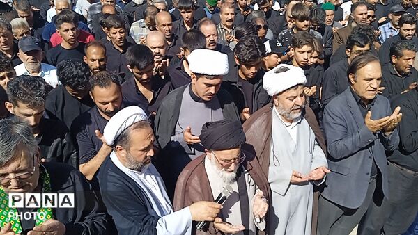 بدرقه و وداع همراه با تشیع شهید سید مصطفی حسینی
