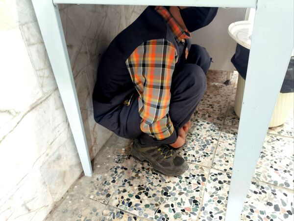 مانور زلزله در دبستان شهید پسندیده فدافن  