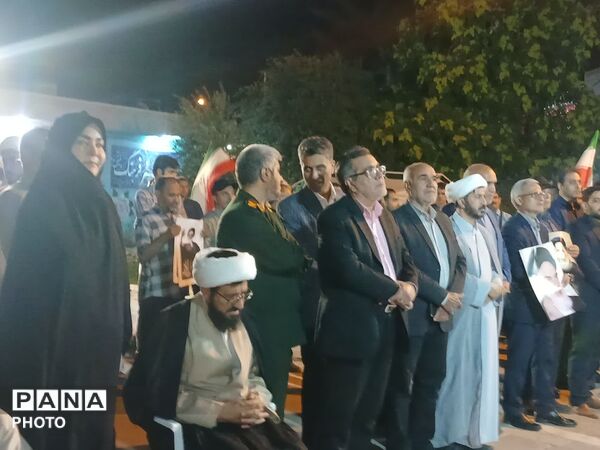 قرار شبانه  مردم شهرستان مه ولات همزمان با عید سعید غدیر و رحلت امام خمینی (ره)