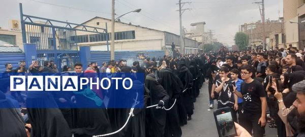 استقبال عزاداران حسینی از کاروان نمادین اسرای کربلا در قم