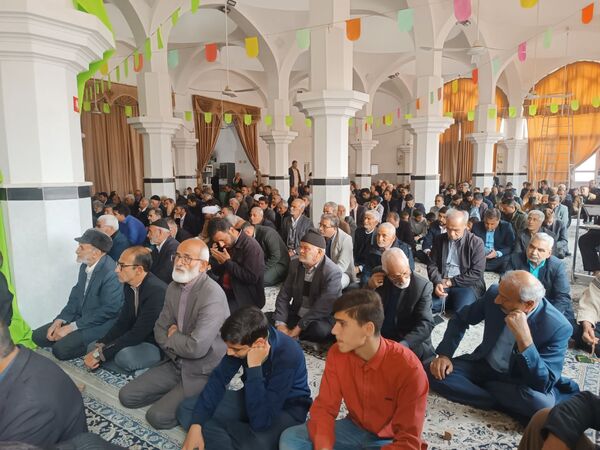 نماز عبادی و سیاسی در شهرستان خلیل آباد