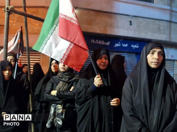 حماسه اقتدار و ایستادگی فردیسی‌ها در صد و سی‌امین اجتماع شبانه