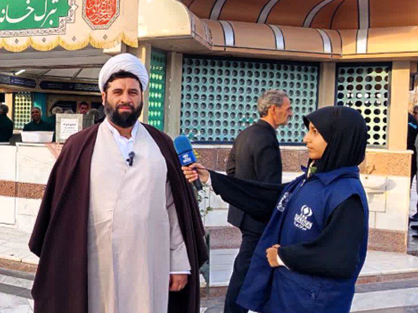 میزبانی از زائران حرم شهید مدرس در تبرک‌خانه حضرت رضا(ع)