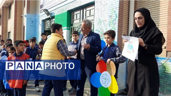 افتتاحیه سفیران سلامت در دبستان سرافراز ناحیه۷ مشهد 