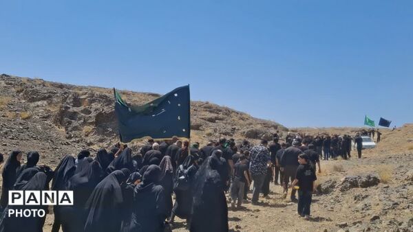 عزاداری شهادت اباعبدالله الحسین(ع) در روستای ابرجس