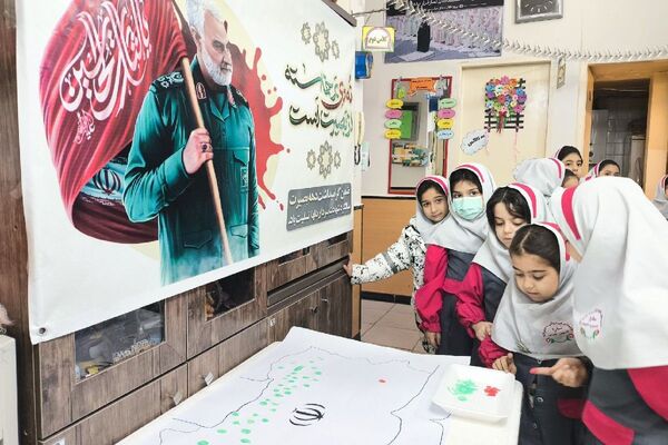 پویش «دست‌های کوچک، پیمان بزرگ» در دبستان سارا شهرستان ملارد 
