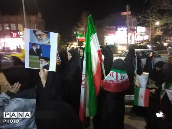 اتحاد و یکپارچگی مردم شهرستان نیشابور در اجتماعات شبانه