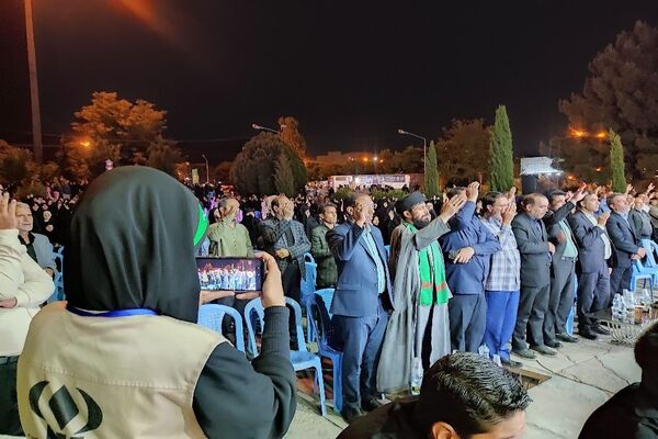 مراسم یادبود شهدای خدمت در شهرستان نیشابور