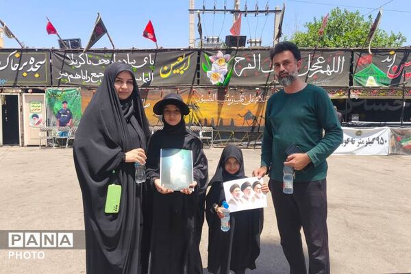 خدمت رسانی اداره آموزش و پرورش کهریزک در موکب عشاق الحسین اربعین
