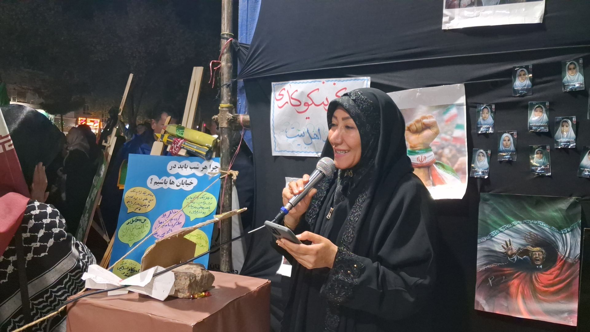 موکب فرهنگی دبیرستان نمونه وکیلی ۱۰ در حسینیه فضل 