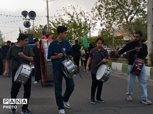 جلوه هایی از عزاداری اربعین قائم امت در شهر جعفریه قم